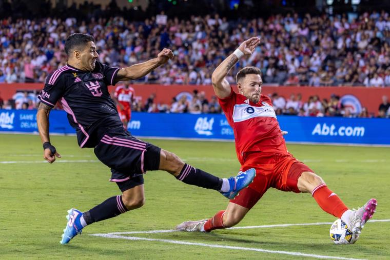 Luis Suarez Powers Inter Miami to a 4-1 Victory Over Chicago Fire