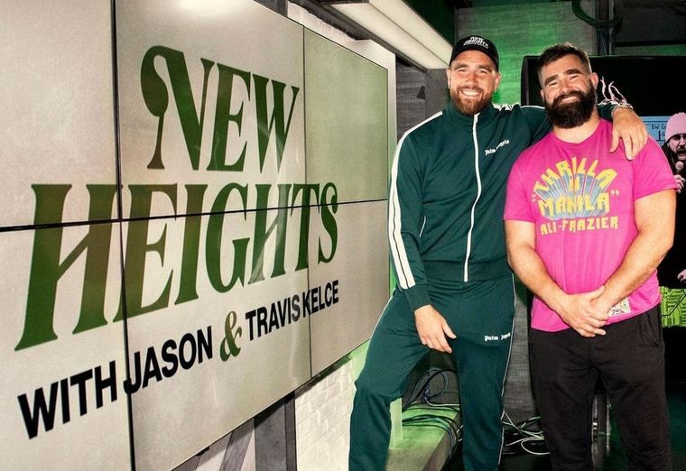 NFL Stars Jason and Travis Kelce Sign $100 Million Podcast Deal with Wondery