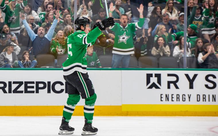 Dallas Stars celebrate a goal