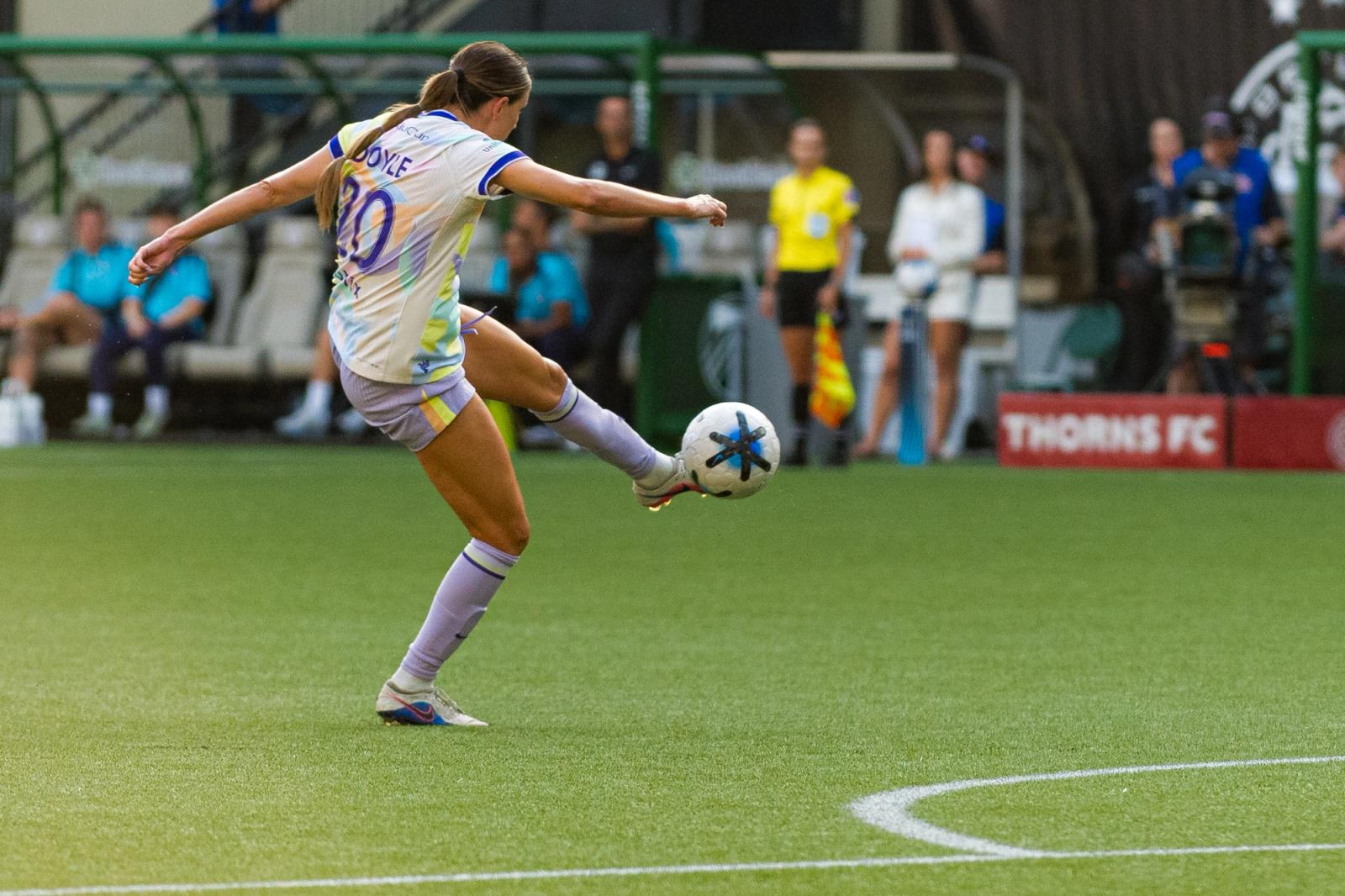 Match intensity Thorns vs Orlando Pride — Photo Credit: Aaron Leopold/Undrafted