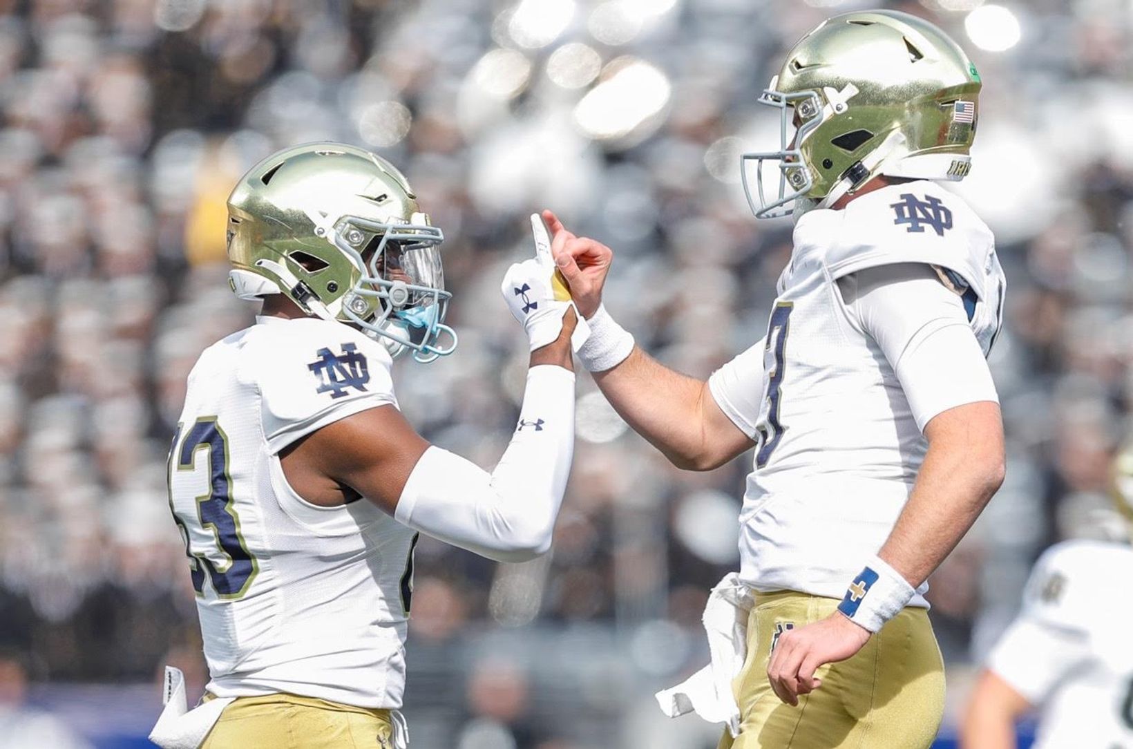 The Fighting Irish Cruise as They Defeat Navy in Metlife