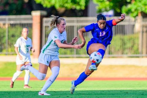 SMU vs North Texas women's soccer at Washburne Stadium in Dallas — Photo Credit: Luis Revilla Mata/Undrafted
