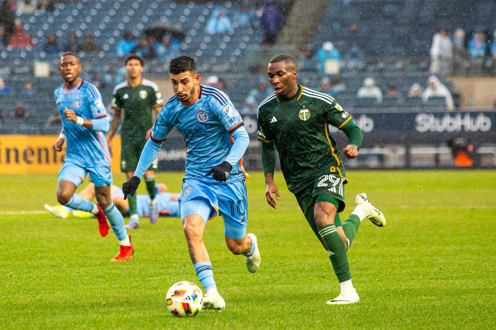 Timbers' Late Rally Overthrows NYCFC at Yankee Stadium
