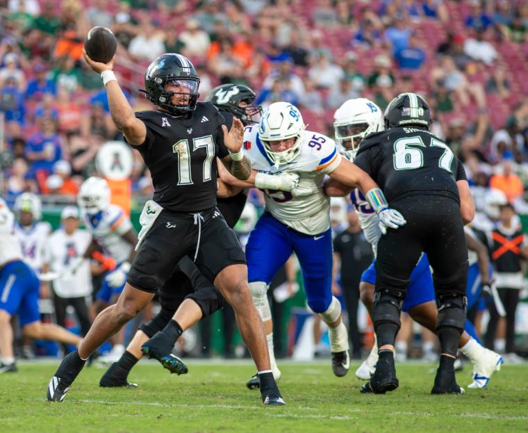 USF Stuns No. 25 Boise State in Season Opener Blowout: Byrum Brown, Bulls Defense Dominate in 34-7 Statement Win