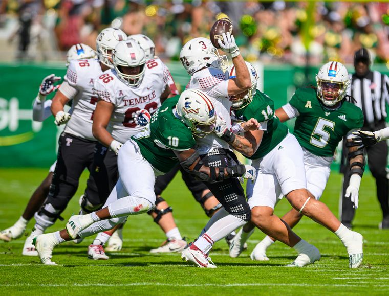 Temple's Resilient Effort Falls Short in 27-23 Battle Against South Florida Bulls