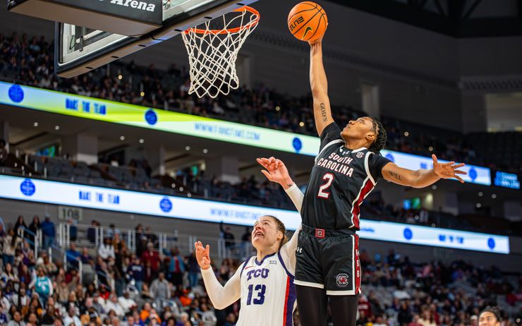 South Carolina Overpowers TCU in Top-10 Showdown, 85-52: Watkins’ Dunk and Fulwiley’s Spark Lead the Way