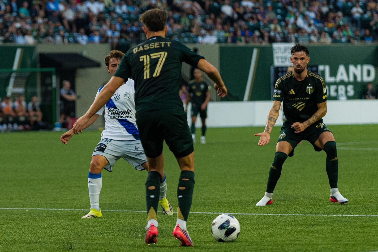 Puebla and Portland Timbers battle — Photo Credit: Aaron Leopold/Undrafted