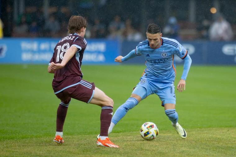 Rapids Rain on NYCFC Parade: Navarro and Bassett Shine on a Soaked Citi Field