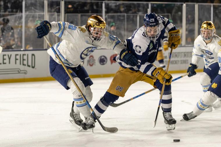 Thrilling Big Ten Hockey Showdown at Wrigley Field Ends in a 3-3 Tie