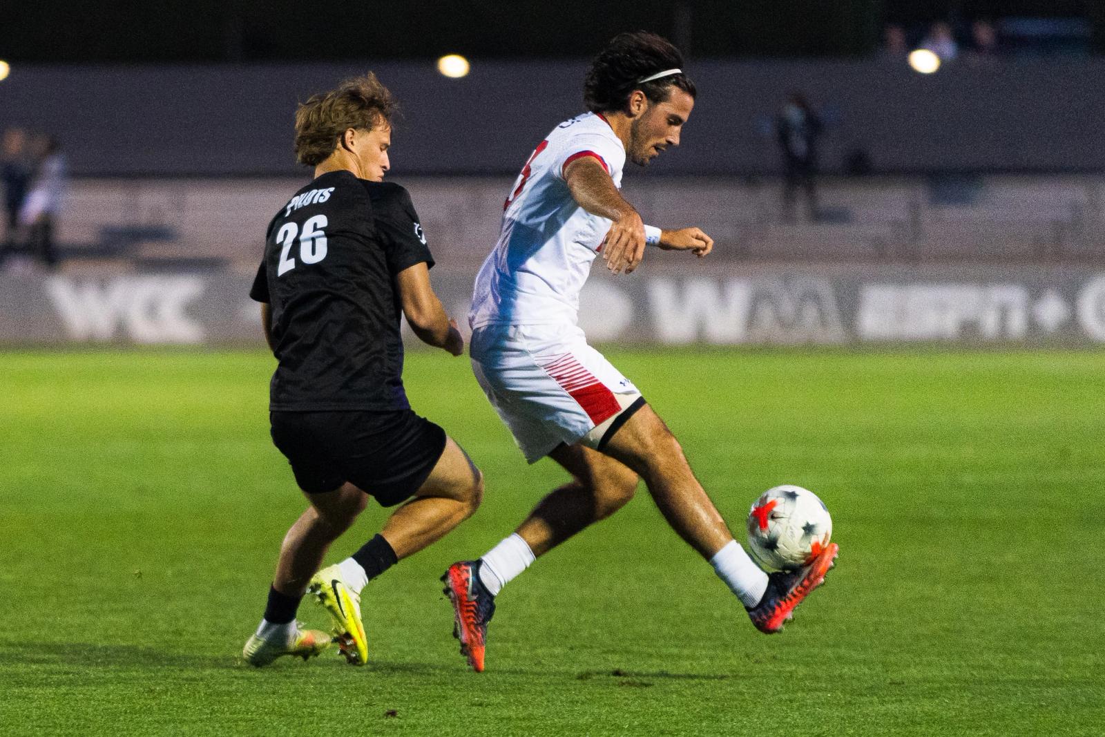 Match action from Portland Pilots vs Saint Mary's at Merlo Field — Photo Credit: Aaron Leopold/Undrafted