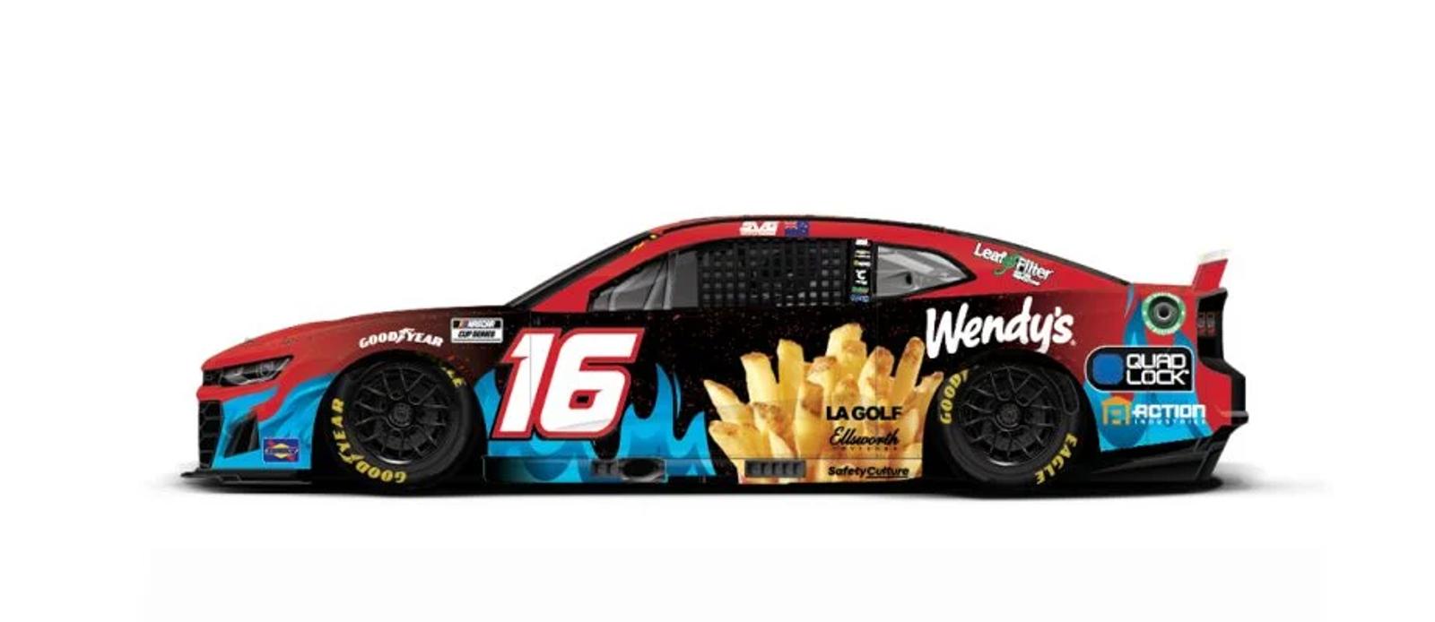 Shane van Gisbergen will drive the No. 16 Wendy's Chevrolet.