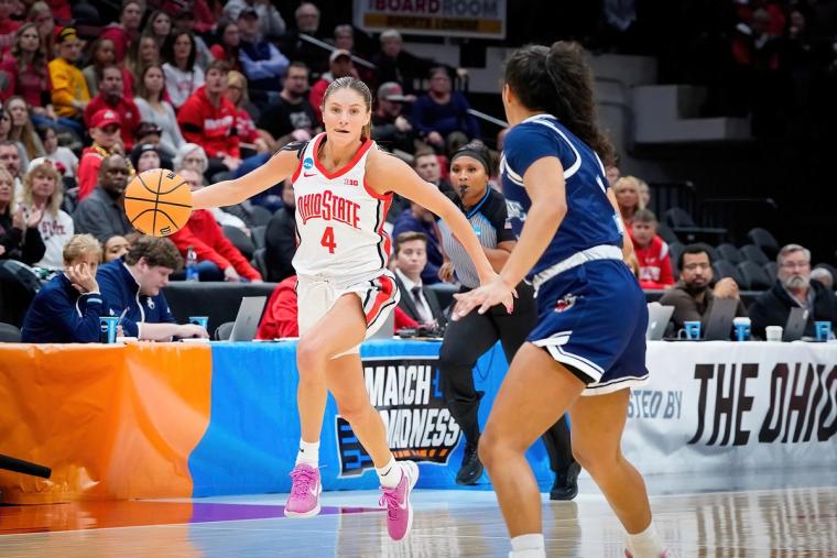 Ohio State's Women's Basketball Team Moves into NCAA Tournament's Second Round After Decisive 80-57 Victory Against Maine