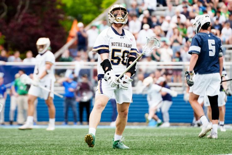 Notre Dame Lacrosse Advances to Championship Weekend with Victory Over Georgetown