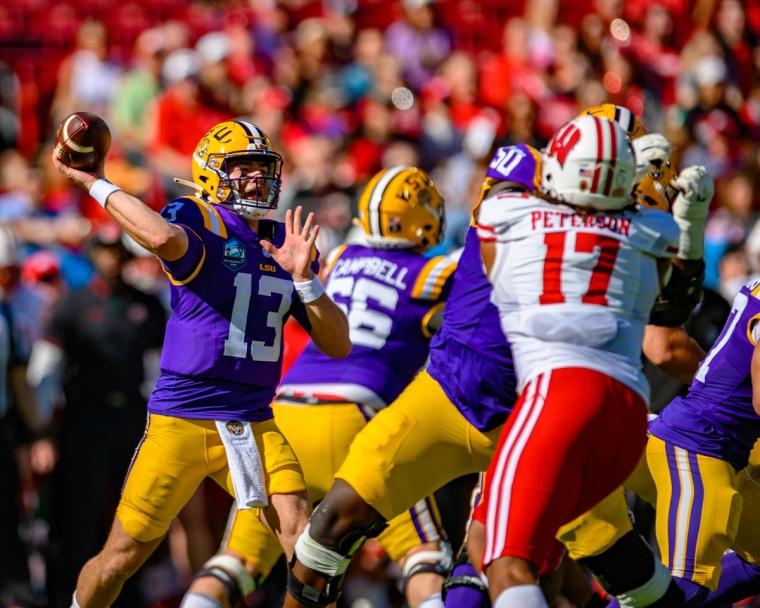LSU Quarterback Garrett Nussmeier Leads Dramatic Comeback in 2024 Reliaquest Bowl