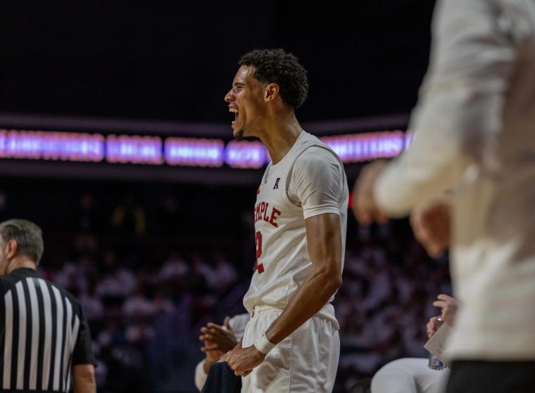 Temple Stuns No. 18 Memphis with Gritty Home Victory Behind Dominant Rebounding Effort