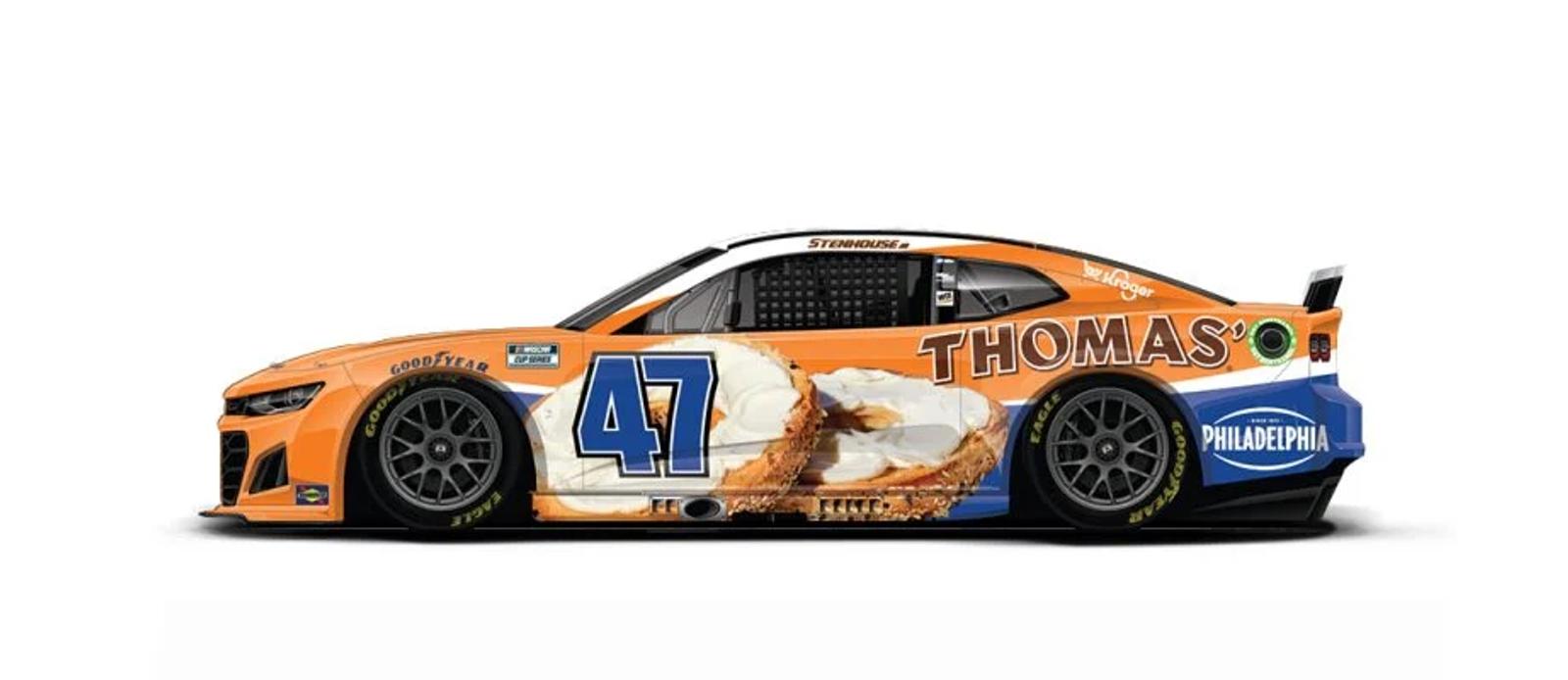 Ricky Stenhouse Jr. will drive the No. 47 Boost/Thomas'/Philadelphia  Chevrolet.