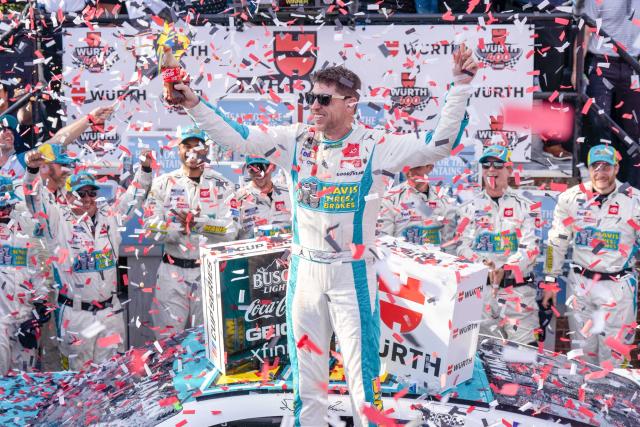 Denny Hamlin's Climbing Triumph: A Milestone at Dover Motor Speedway