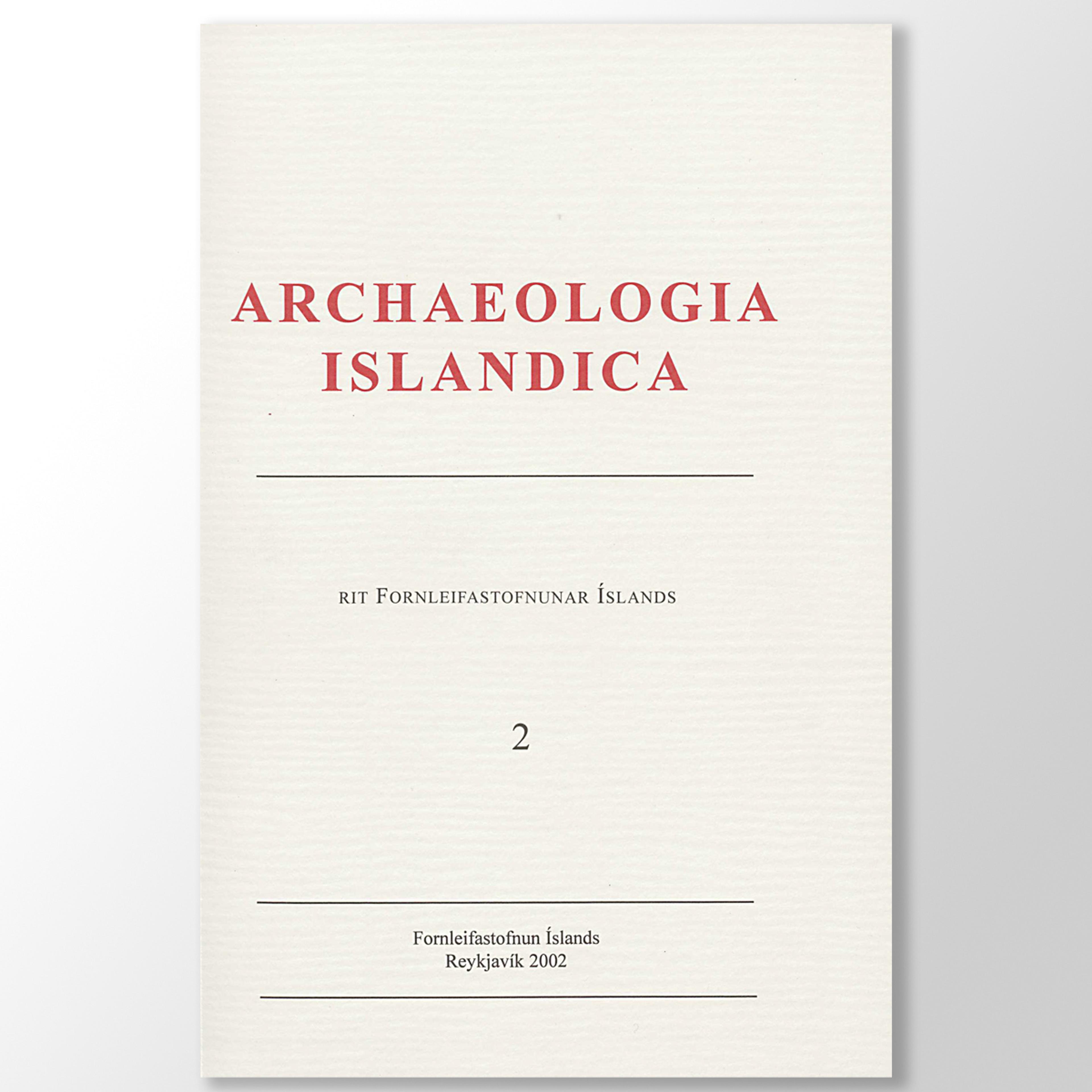 Archaeologia Islandica 2