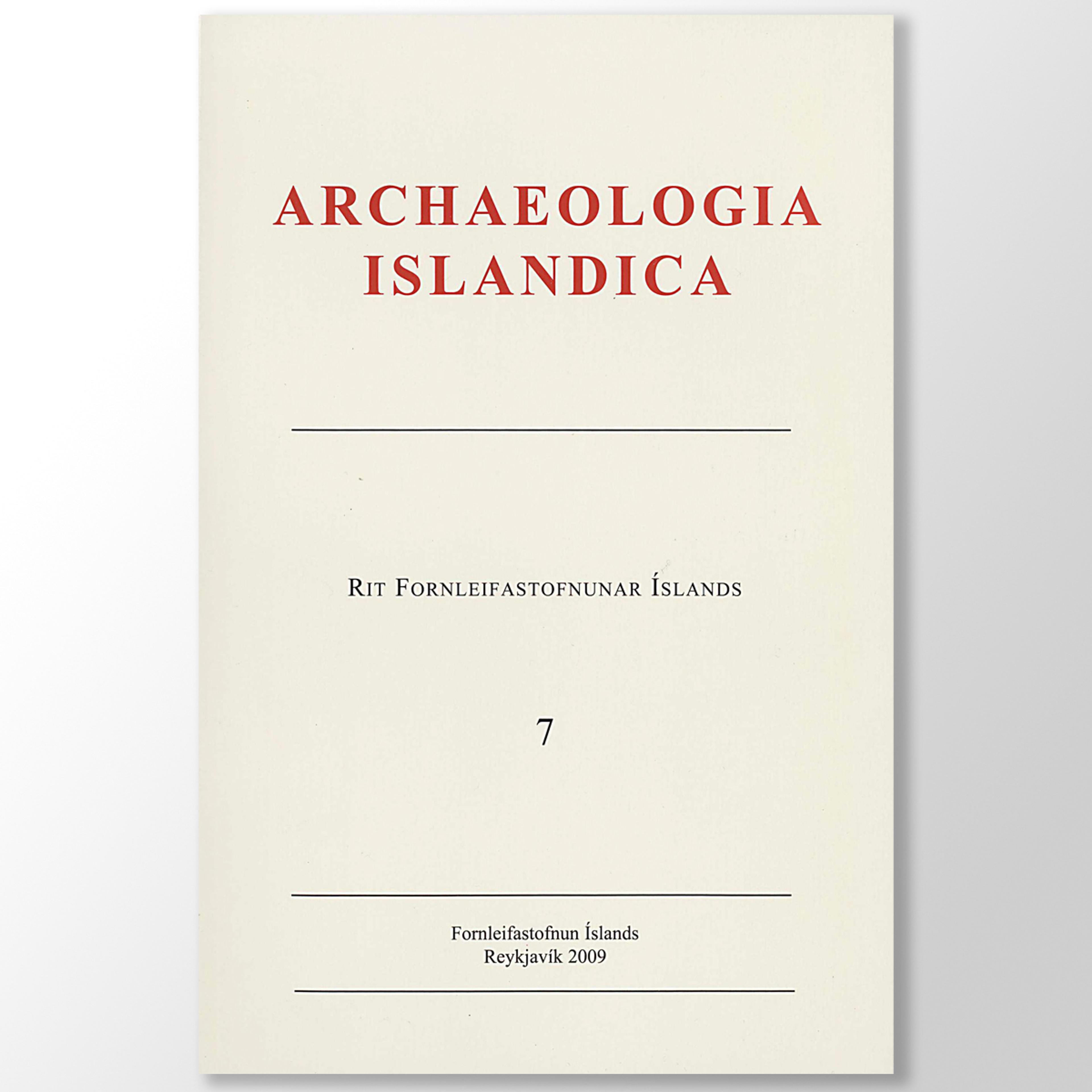 Archaeologia Islandica 7