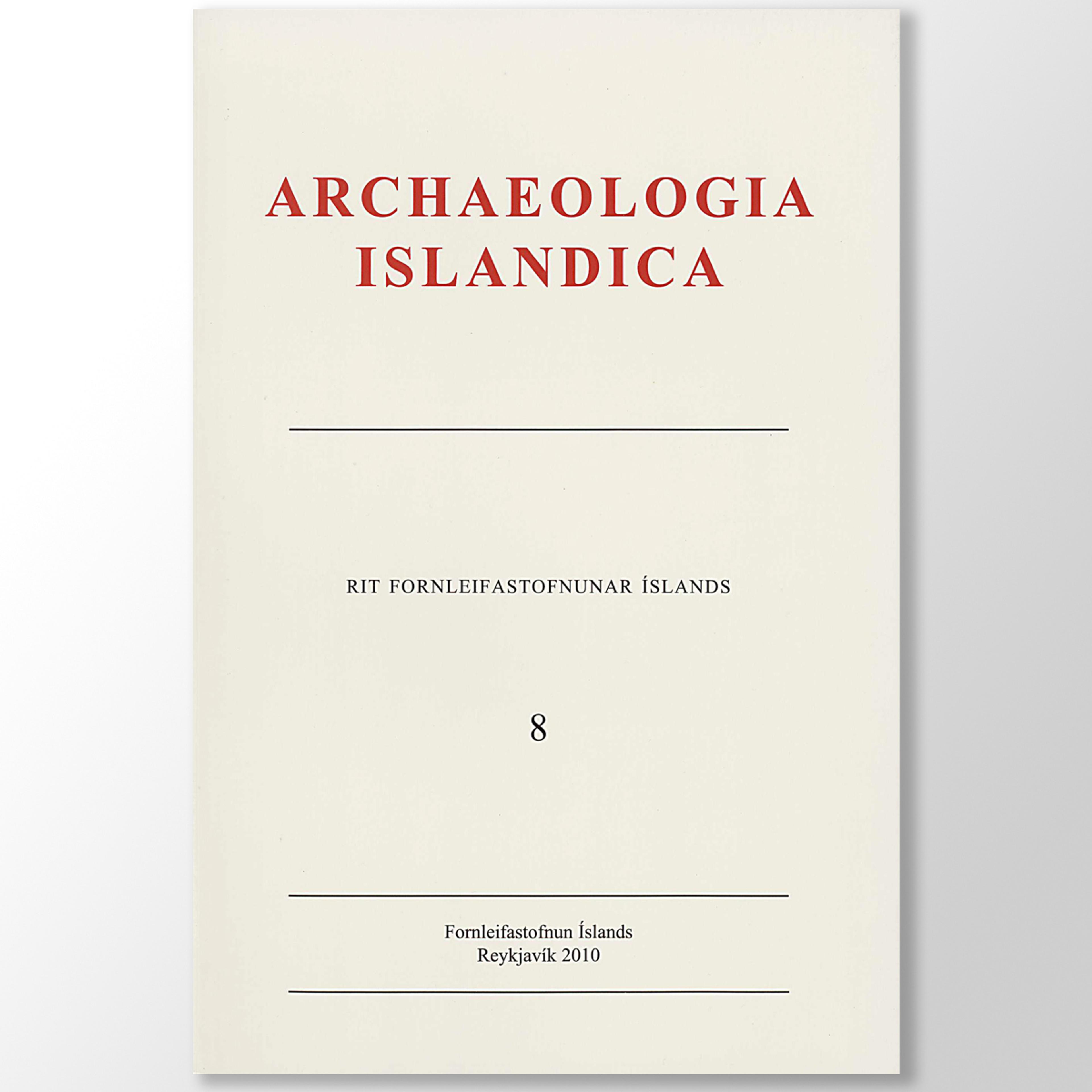 Archaeologia Islandica 8