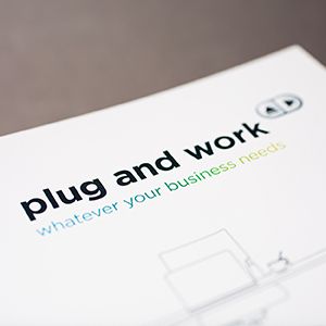 plug and work: Gesamtauftritt - 1