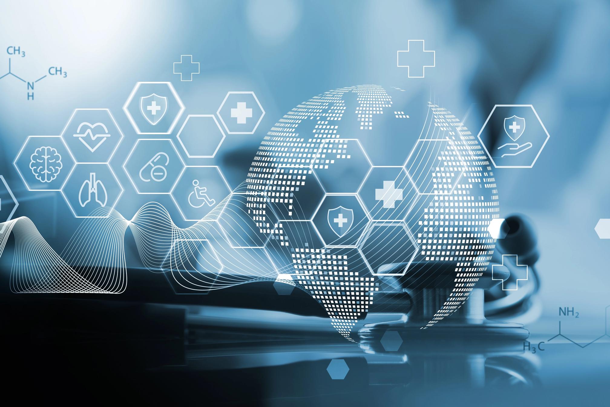 Health tech focused stock image