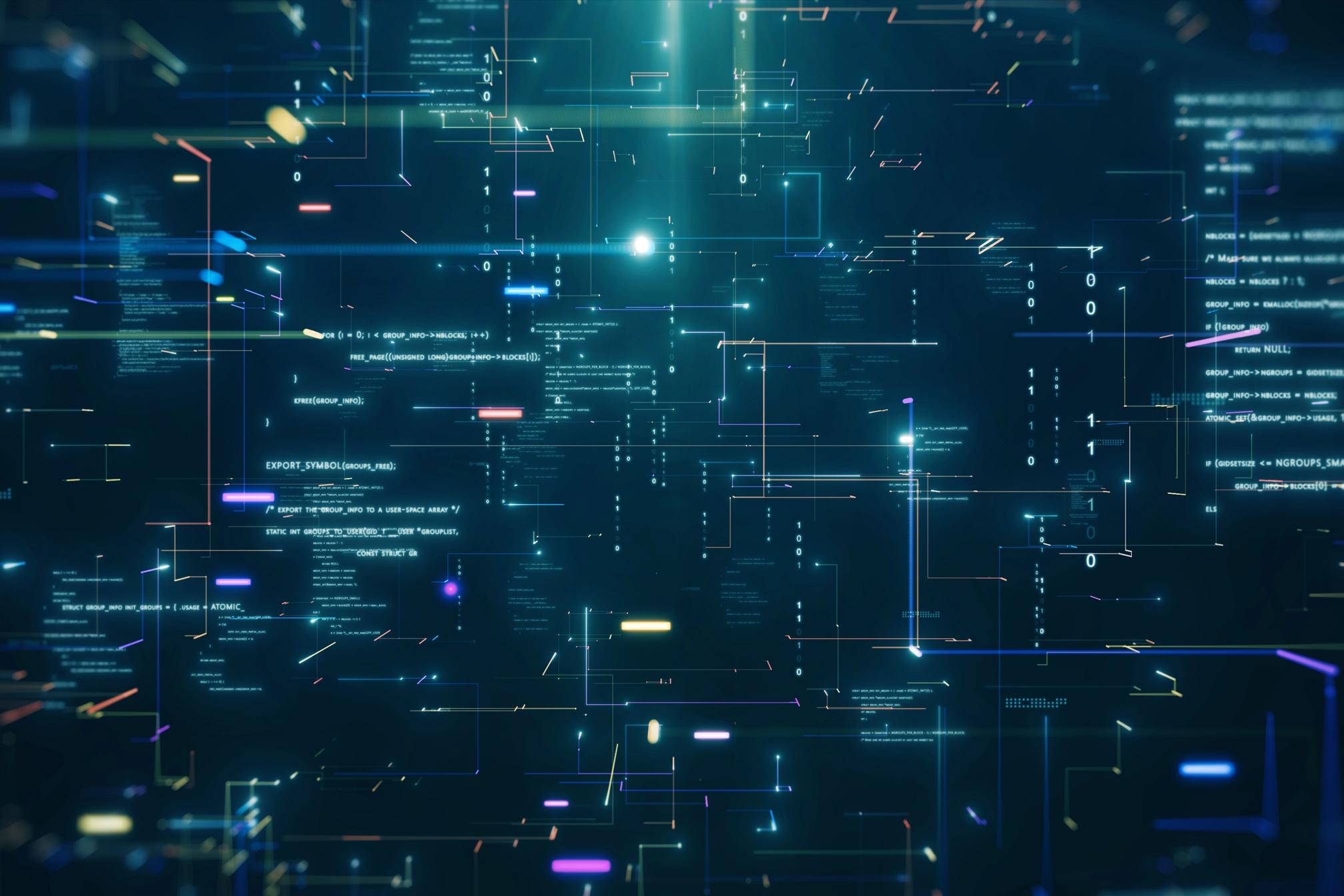Abstract representation of data connection