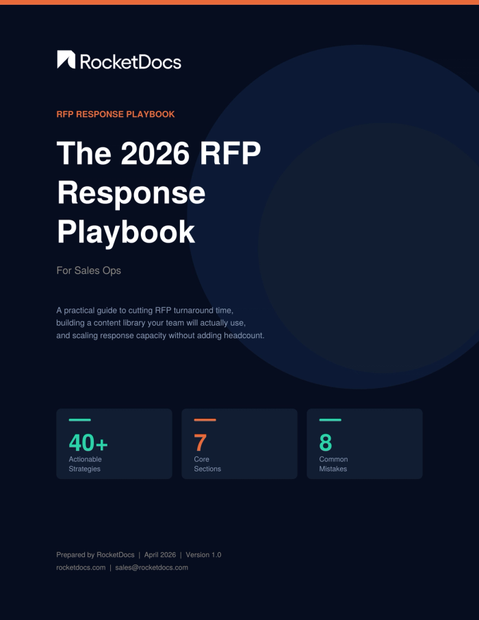Cover of The 2026 RFP Response Playbook