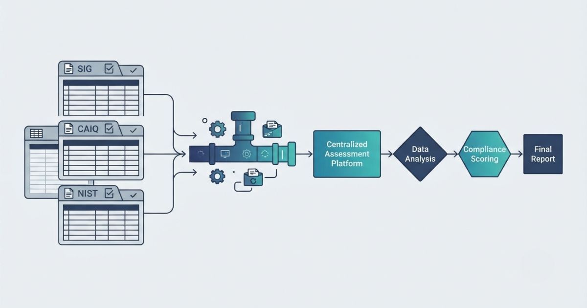 Multiple questionnaire formats converging into one automated workflow