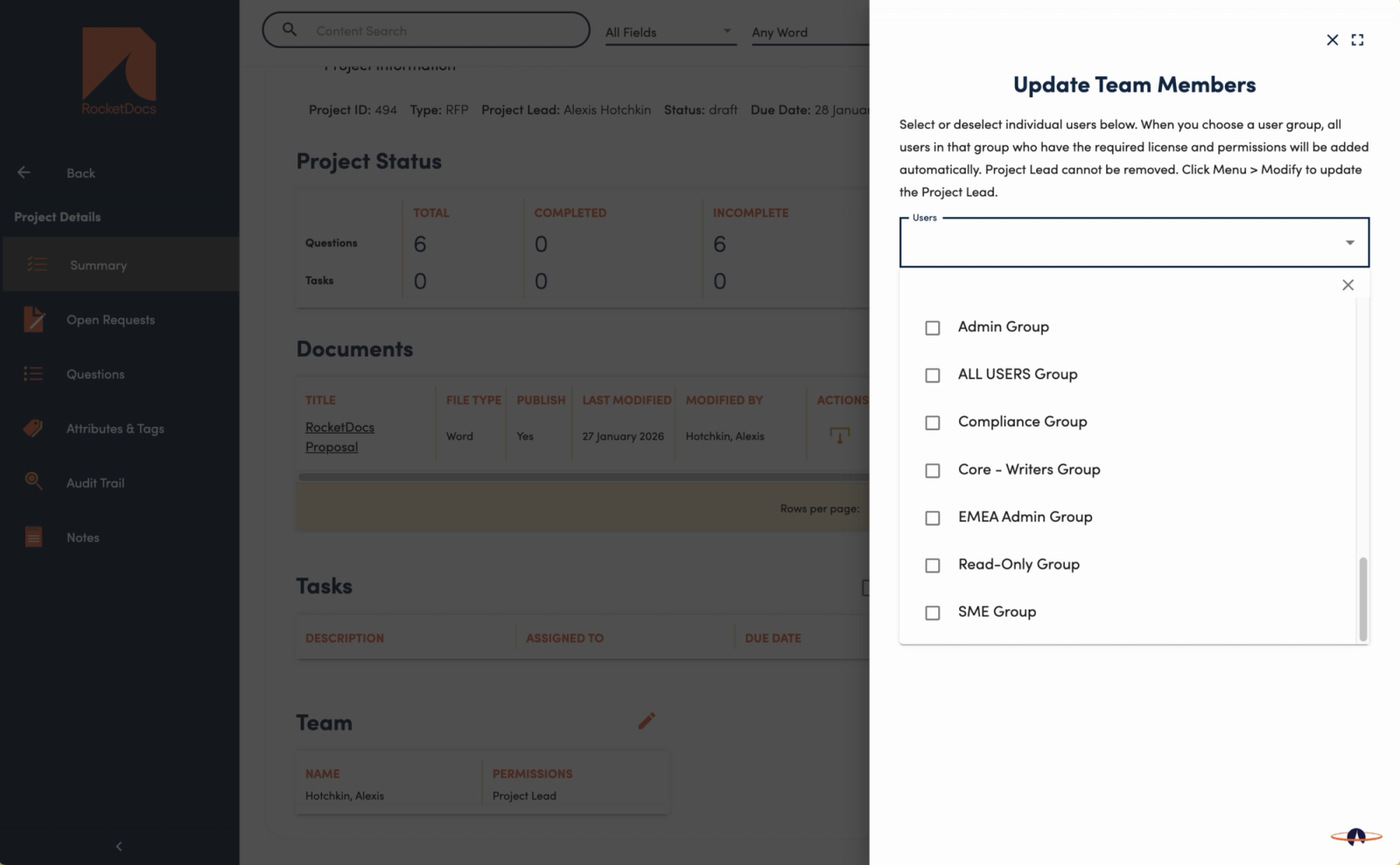 Say Goodbye to Micro-Friction: How RocketDocs v2.66.0 Speeds Up Your Proposals