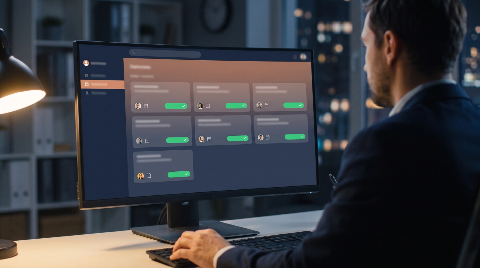 Dashboard showing a library of approved security answers with owners and review date badges