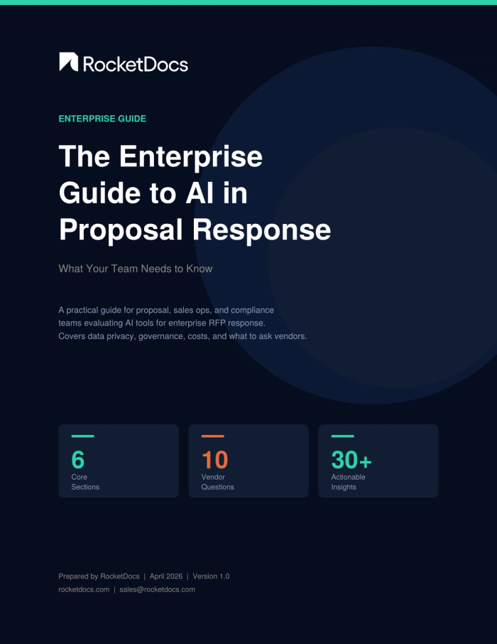 Cover of The Enterprise Guide to AI in Proposal Response