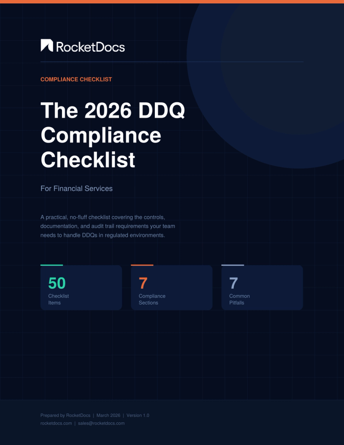 Cover of The 2026 DDQ Compliance Checklist
