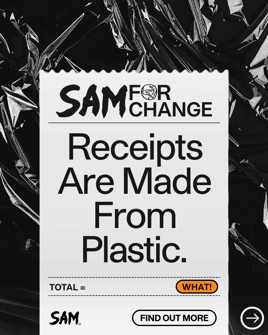 Receipts are Made from Plastic