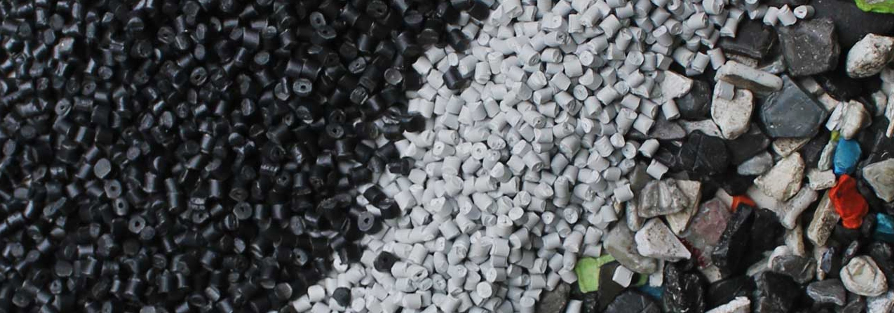 Recycled plastic pellets. Credit: Axion Polymers.