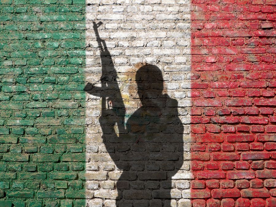 Une peinture qui représente la criminalité des Cartels au Mexique