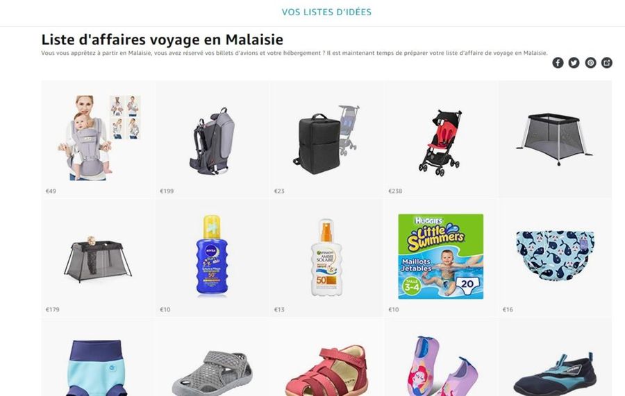 Idées pour une liste d
