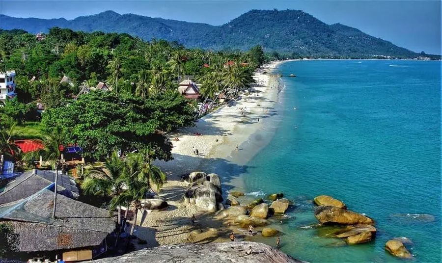 Plage de Lamai à Koh Samui