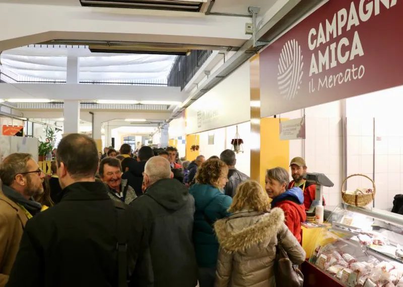Le marché Coperto à Aoste