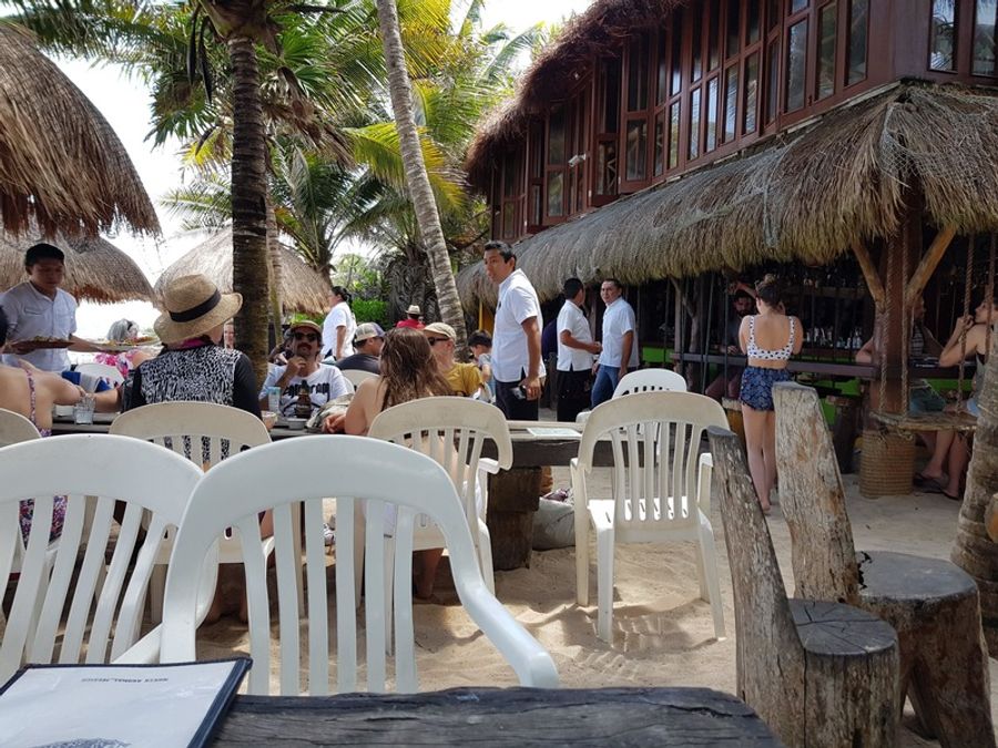 Restaurant sur sable à Tulum sympa à faire