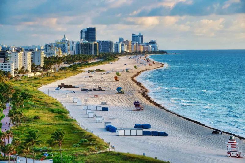 Plage à Miami