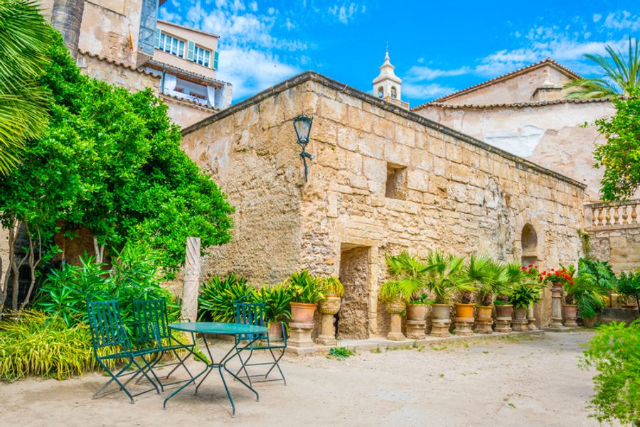 Jardin des bains arabes à Palma de Majorque