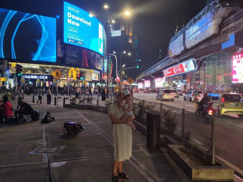 Annaet Maud à Bukit Bintang dans le triangle d