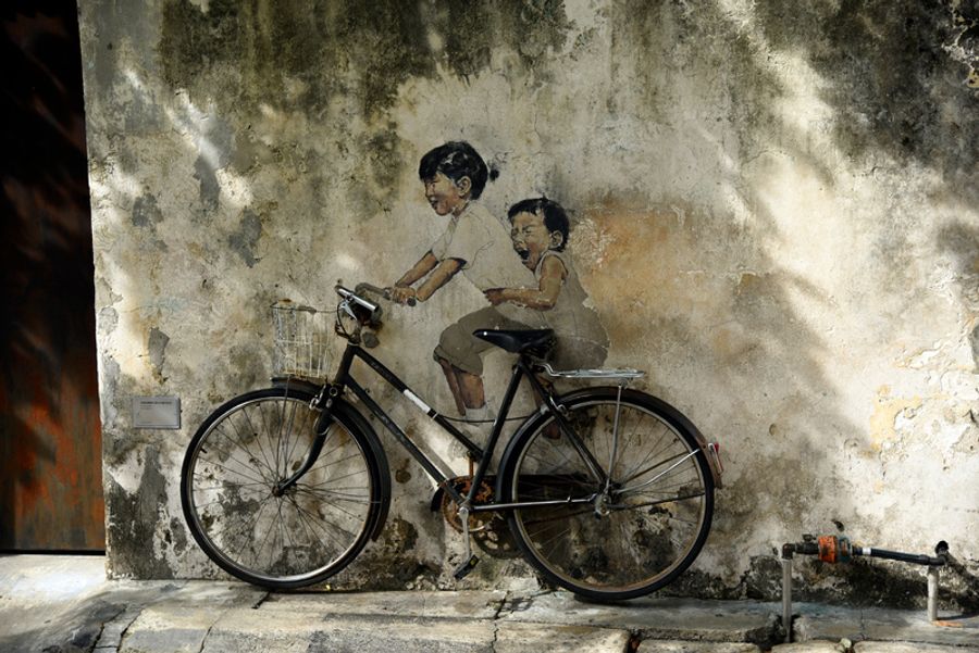 Street art à Penang en Malaisie