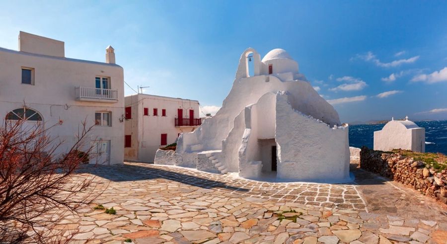 Église Paraportiani à Mykonos