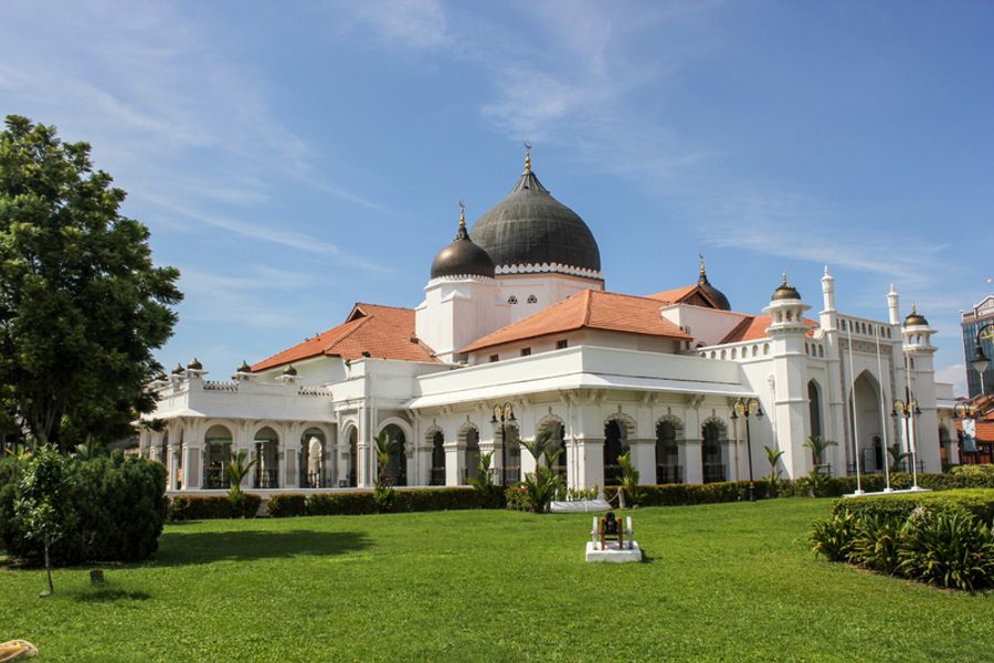 La Mosquée Masjid Kapitan Keling à Penang en Malaisie