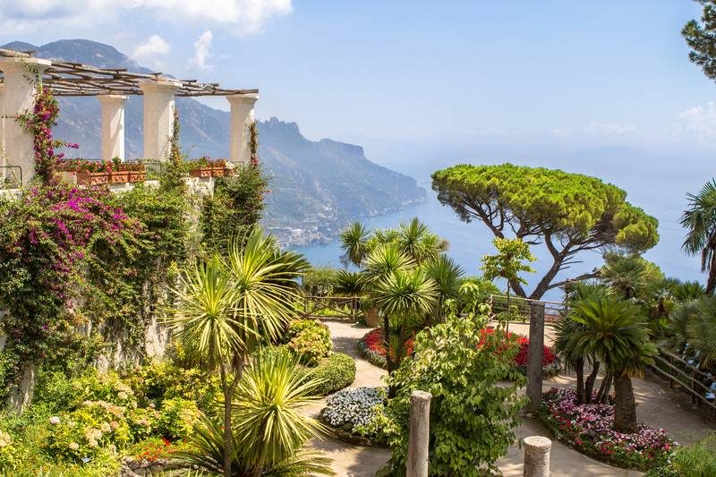 La Villa Rufolo avec son architecture emblématique.