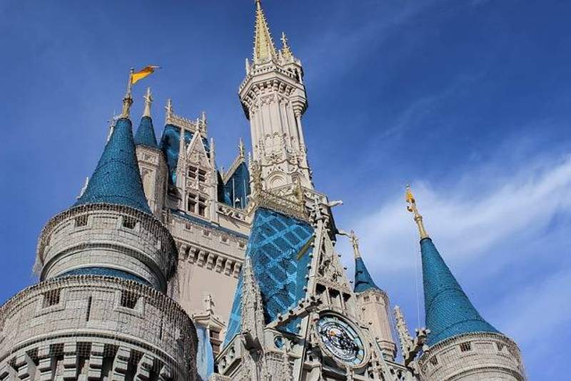 Vue sur un Château de Disney