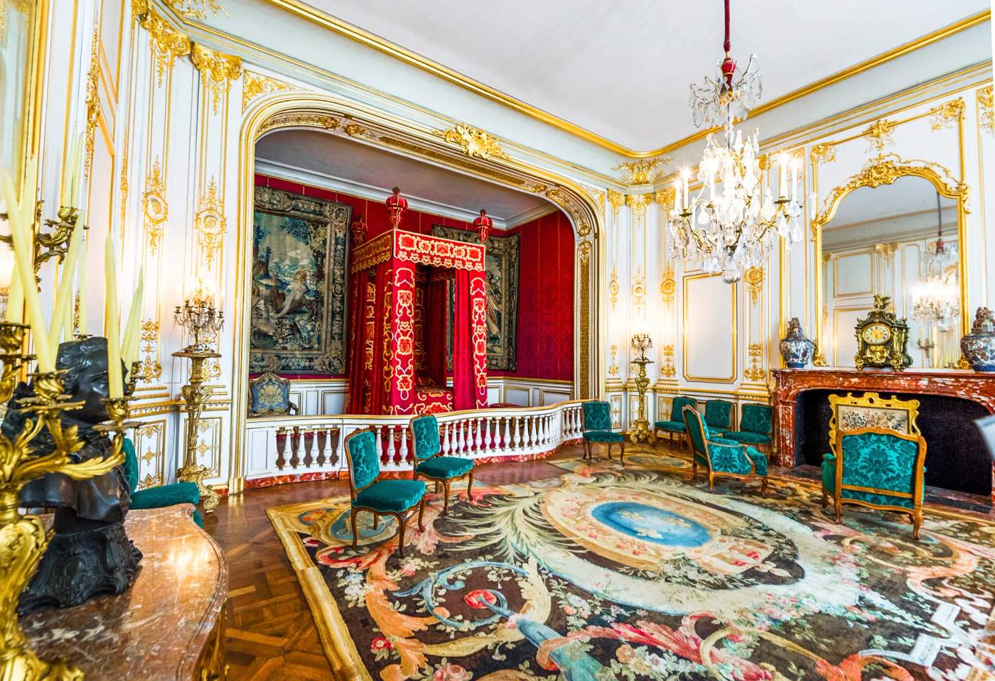 Une chambre dans un château