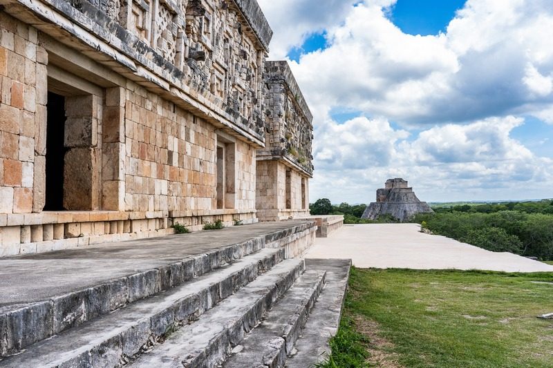 Temples Maya dans la région du Yucatan au Mexique